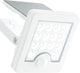 Brilliant luton - buiten wandlamp - led 4w - solar - sensor - 540 lm - 4000k - ip65 - wit
