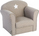 Atmosphera klassieke kinder fauteuil taupe