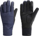 Bbb cycling puffershield fietshandschoenen winter - 0 - 5 ℃ - wind waterproof - wielrenhandschoenen heren en dames - donker blauw - maat s - bwg-41