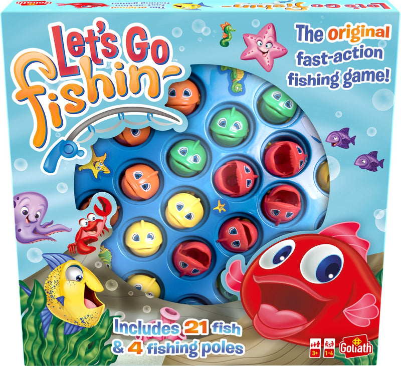 Afbeelding laden in galerijviewer, Goliath let's go fishing original visspel

