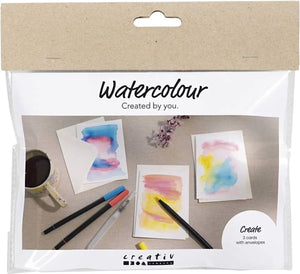 Creativ company cc mini hobbyset aquarel kaarten en enveloppen