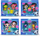 Bandai littlest pet shop pet pairs speelgoedfiguren – bf00525 – 2 diertjes met accessoires – 1 verpakking geleverd, model kan variëren