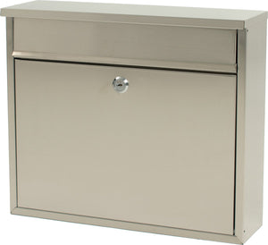 V-part - wandbrievenbus granadan - stainless steel - mat rvs - brievenbus