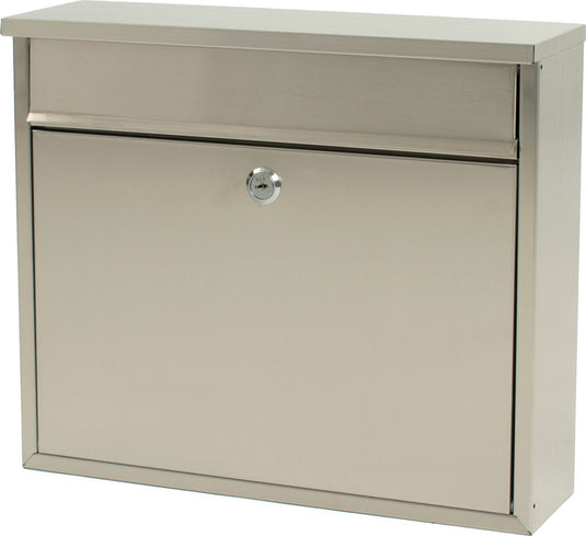 V-part - wandbrievenbus granadan - stainless steel - mat rvs - brievenbus