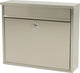 V-part - wandbrievenbus granadan - stainless steel - mat rvs - brievenbus