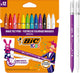 Bic kids magic - viltstiften met uitwisbare inkt - stiften voor kinderen - uitwasbare kleurstiften - 12 stuks