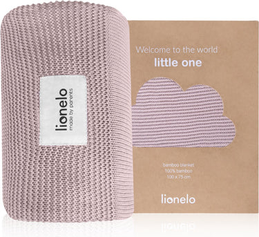 Lionelo bamboo blanket - deluxe baby deken - hypoallergeen - antibacterieel - antischimmel - 100% bamboe katoen - thermoregulerend - zacht ademend - duurzaam - wasbaar - vanaf geboorte - 100×75 cm