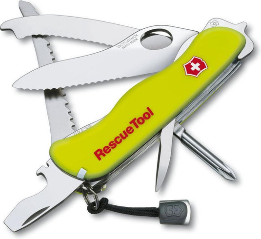 Victorinox rescuetool 13 functies zakmes rvs geel