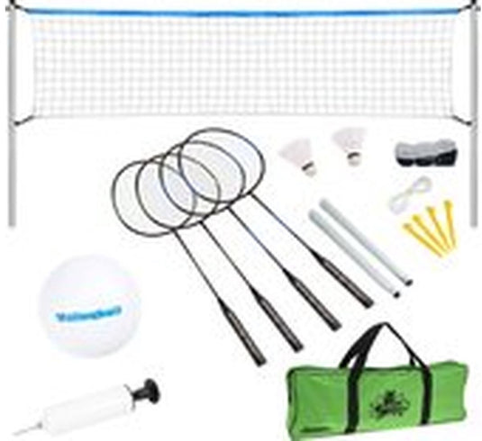 Volleybal en badminton set