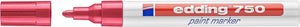 Quantore paint marker edding 750 ronde punt rood