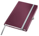 Leitz schrijfblok style a5 geruit harde kaft niet geperforeerd rood