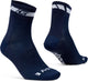 Gripgrab - classic regular cut zomer fietssokken 1 paar coolmax wielersport sokken - navy blauw - unisex - maat s (38-41)