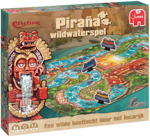 Jumbo efteling ganzenbord piraña wildwaterspel - bordspel
