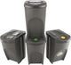 Prosperplast sortibox scheidingsbakken set 4x35l - grijs