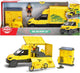 Dickie toys - bestelwagen dhl - postfiets - leveringen