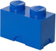 Lego - opbergbox brick 2 - polypropyleen - blauw