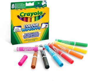 Crayola color wipeoff whiteboard stiften, 8st.