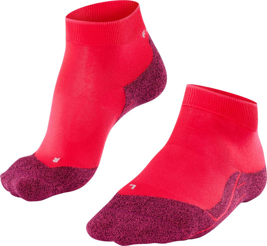 Falke ru4 light short anti-blaar lyocell functioneel materiaal hardloopsokken dames rood - maat 39-40 39 40