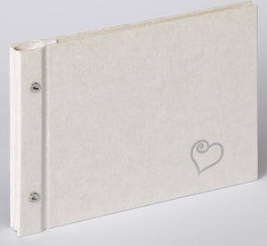 Walther sbl-210-w sinfonia wedding forever - trouwalbum - 26,5 x 19 cm - wit