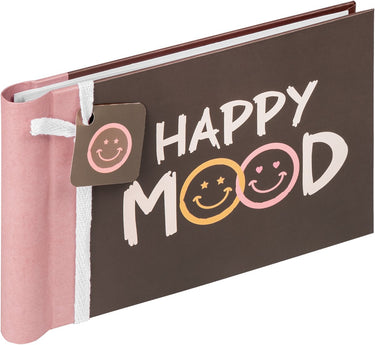 Walther ma-133 happy mood - mini insteekalbum met spiraal - 36 foto's 10 x 15 cm - bruin