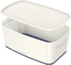 Leitz mybox® opbergdoos met met deksel - klein - grijswwit