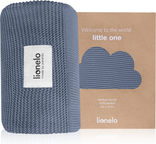 Lionelo bamboo blanket - deluxe baby deken - hypoallergeen - antibacterieel - antischimmel - 100% bamboe katoen - thermoregulerend - zacht ademend - duurzaam - wasbaar - vanaf geboorte - 100×75 cm