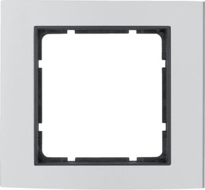 Hager 10113004, aluminium, wit, kunststof, schroefloos, alle merken, mat, 1 stuk(s)