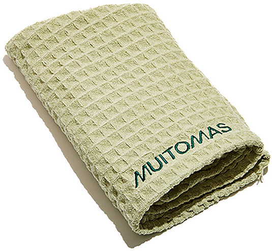 Muitomas haarhanddoek – super absorberend - sneldrogend - elegante kleur - lichtgewicht compact - groen