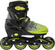 Roces jokey x verstelbare skeelers jongens – inline skates – meegroei skates – zwart groen – maat 34-37