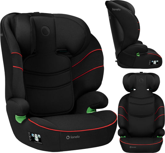 Lionelo lars i-size autostoeltje 100-150 cm – autostoel groep 2 3 – voorwaarts (fwf) – memory foam hoofdsteun – 10 verstelbare hoogtestanden – brede comfortzitting – wasbare bekleding – past in elke auto