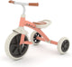 Chillafish driewieler 1 jaar voor meisjes met anti slip pedalen - retro loopfiets voor peuters tot 5 jaar - roze - lichtgewicht en stabiel met draaghandvat - stille anti slip banden voor binnen en buiten - model ziggi