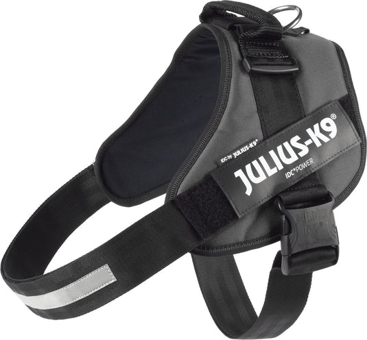 Julius k9 idc powertuig harnas - maat 4 96-138cm - xxxl - antraciet