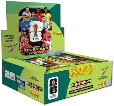 Panini – fifa world cup 2026 adrenalyn xl 26 – verzamelkaartendoos – 24 pakjes