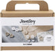 Creativ company cc mini hobbyset sieraden oorbellen armband en halsketting met bloemontwerp