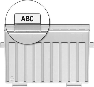 Han zichtruiters 9001 103x80x17mm lichtgrijs