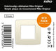 Niko original cream afdekplaat - enkelvoudig - 10 stuks