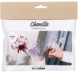 Creativ company knutselset bloemen chenilledraad lichtroze hobby.