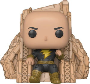 Dc comics funko black adam verzamelfiguur pop! deluxe black adam on throne 9 cm multicolours