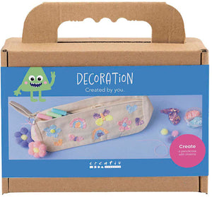 Creativ company knutselset pastelkleuren etui decoratie voor kinderen.