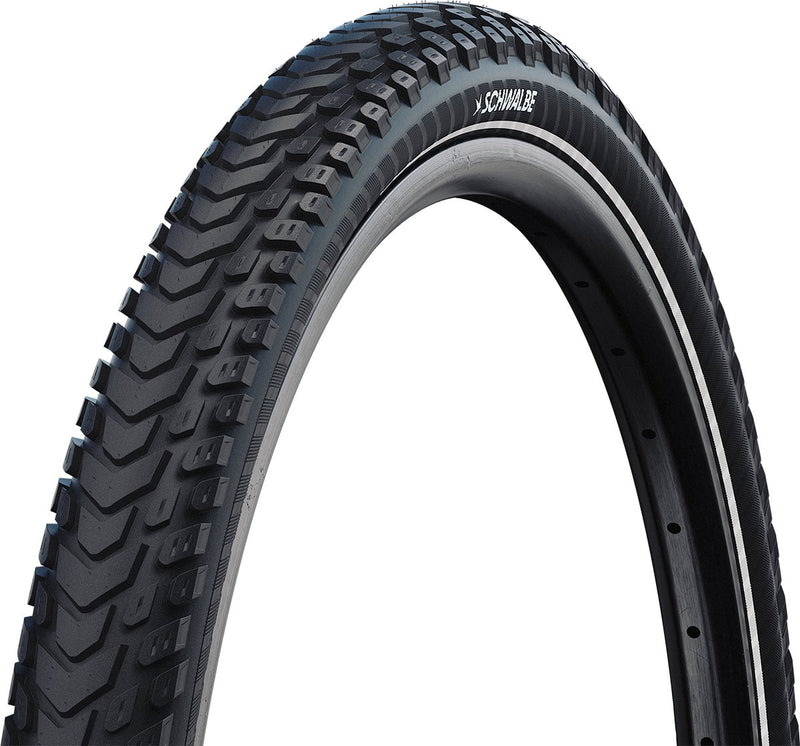 Afbeelding laden in galerijviewer, Schwalbe marathon mondial - wired - addix - dd - raceguard - 27.5x2.25 - black + reflex
