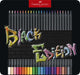 Faber-castell kleurpotloden - black edition - 24 stuks in blik - fc-116425