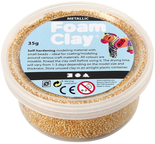 Foam clay https: www.cchobby.nl foam-clayr-metallic-goud-35-gr-1-doosje