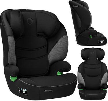 Lionelo lars i-size autostoeltje 100-150 cm – autostoel groep 2 3 – voorwaarts (fwf) – memory foam hoofdsteun – 10 verstelbare hoogtestanden – brede comfortzitting – wasbare bekleding – past in elke auto