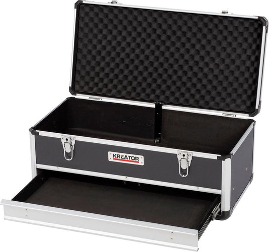 Kreator krt640603b gereedschapskoffer - 620 x 300 x 255 mm - zwart - (geleverd zonder gereedschap)