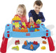 Mega bloks first builders speel- en leertafel - constructiespeelgoed voor 1-5 jaar