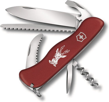 Victorinox hunter red zwitsers zakmes - 12 functies - rood