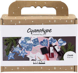 Creativ company mini hobbyset cyanotypie, geschenklabels