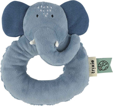 Trixie rammelaar â€“ mrs. elephantâ€“ zacht baby speelgoed met knispergeluid â€“ sensorisch speelgoed â€“ vanaf 3 maanden