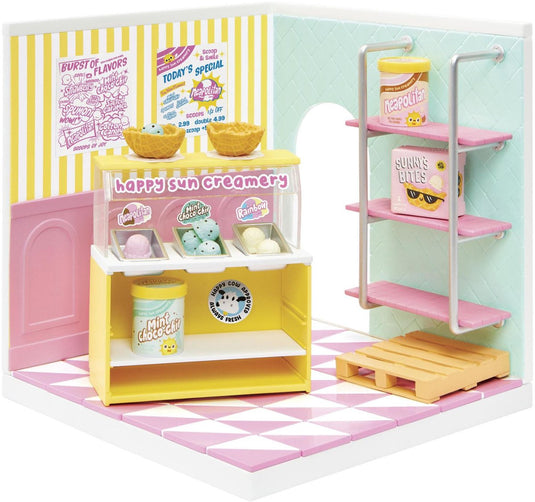 Miniverse ™ make it mini spaces™ ijssalon - knutselset - bouwpakket- maak je eigen mini ijssalon