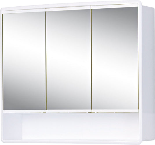 Jokey spiegelkast met 3 deuren 58x49.5x14.5cm wit